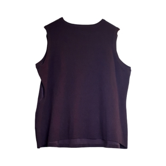 Calvin Klein Faux Suede And Knit Purple Cardigan And Tank Set Purple - Picture 4 of 9